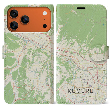 【小諸（長野県）】地図柄iPhoneケース（手帳タイプ）