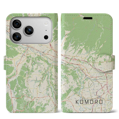 【小諸（長野県）】地図柄iPhoneケース（手帳タイプ）