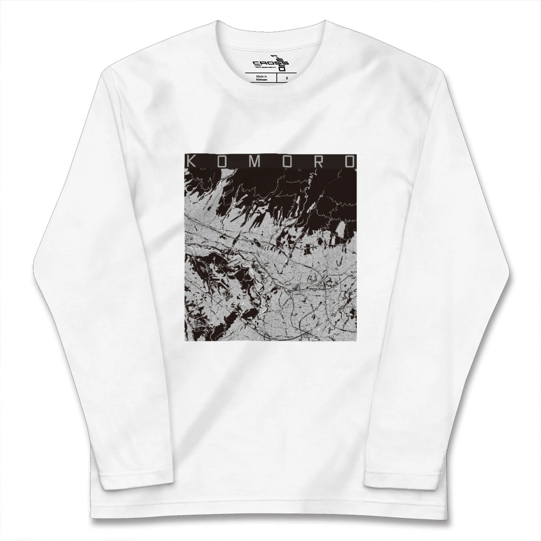 【小諸(長野県)】地図柄ロングスリーブTシャツ