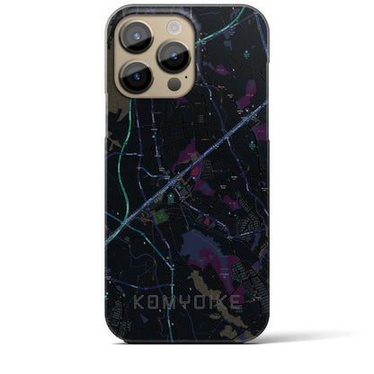 【光明池（大阪府）】地図柄iPhoneケース（バックカバータイプ）