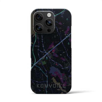 【光明池（大阪府）】地図柄iPhoneケース（バックカバータイプ）