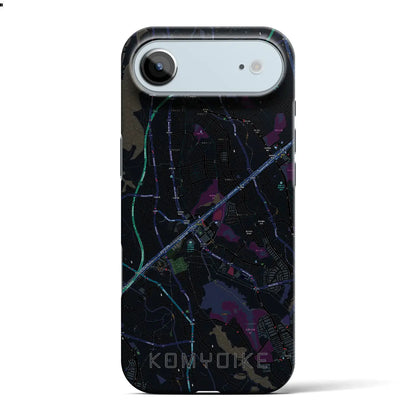 【光明池（大阪府）】地図柄iPhoneケース（バックカバータイプ）