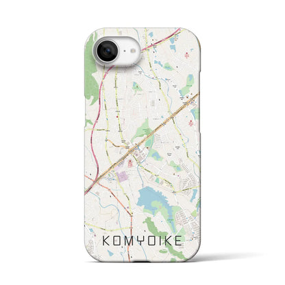 【光明池（大阪府）】地図柄iPhoneケース（バックカバータイプ）