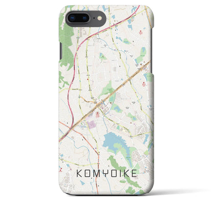 【光明池（大阪府）】地図柄iPhoneケース（バックカバータイプ）