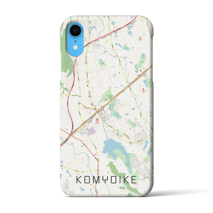 【光明池（大阪府）】地図柄iPhoneケース（バックカバータイプ）