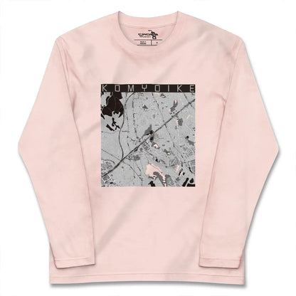 【光明池（大阪府）】地図柄ロングスリーブTシャツ