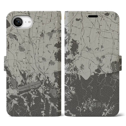 【香南（香川県）】地図柄iPhoneケース（手帳タイプ）