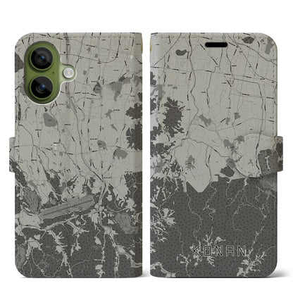 【香南（香川県）】地図柄iPhoneケース（手帳タイプ）