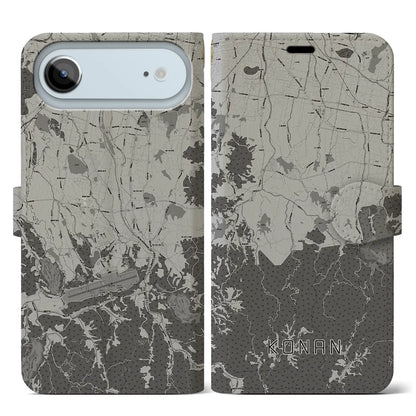 【香南（香川県）】地図柄iPhoneケース（手帳タイプ）