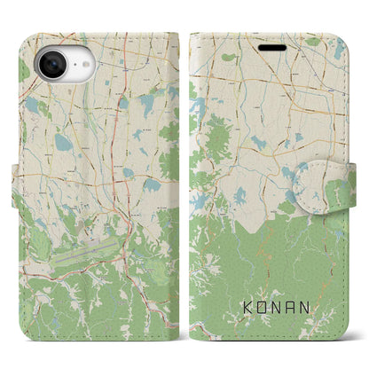 【香南（香川県）】地図柄iPhoneケース（手帳タイプ）