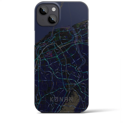 【江南（新潟県）】地図柄iPhoneケース（バックカバータイプ）