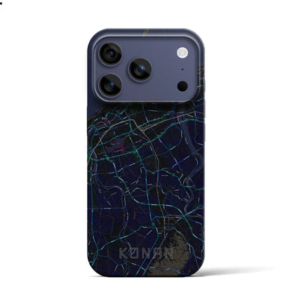 【江南（新潟県）】地図柄iPhoneケース（バックカバータイプ）