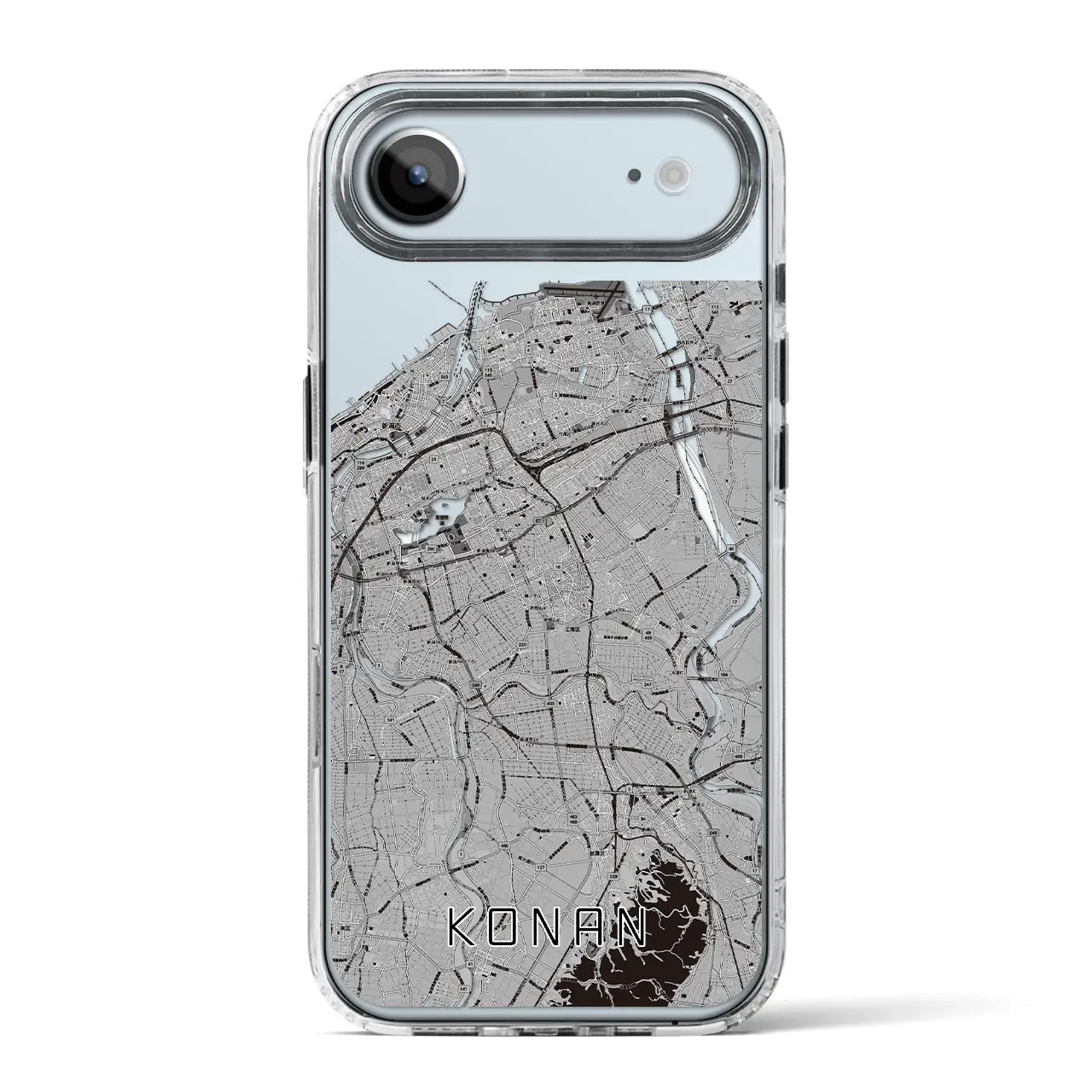 【江南（新潟県）】地図柄iPhoneケース（MagSafeタイプ）