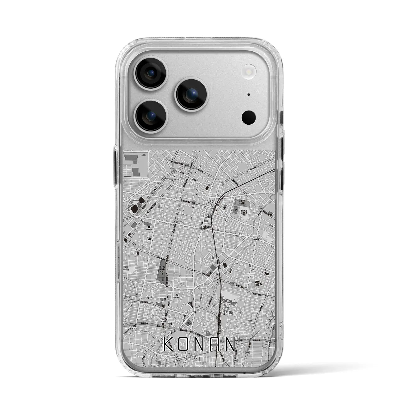 【江南（愛知県）】地図柄iPhoneケース（MagSafeタイプ）