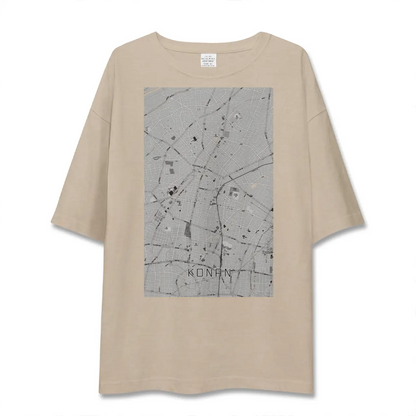 【江南（愛知県）】地図柄ビッグシルエットTシャツ
