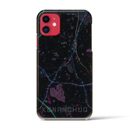 【港南中央（神奈川県）】地図柄iPhoneケース（バックカバータイプ）