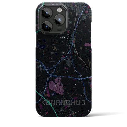 【港南中央（神奈川県）】地図柄iPhoneケース（バックカバータイプ）