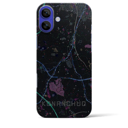 【港南中央（神奈川県）】地図柄iPhoneケース（バックカバータイプ）