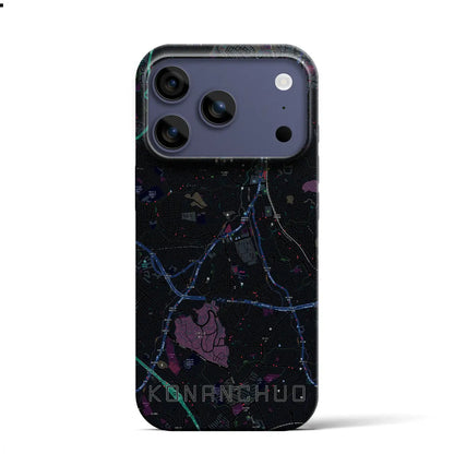 【港南中央（神奈川県）】地図柄iPhoneケース（バックカバータイプ）