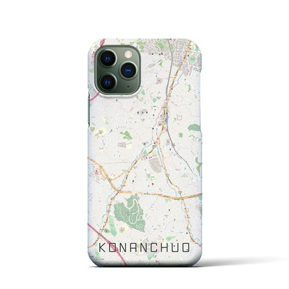 【港南中央（神奈川県）】地図柄iPhoneケース（バックカバータイプ）