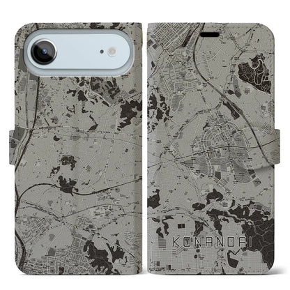 【港南台（神奈川県）】地図柄iPhoneケース（手帳タイプ）