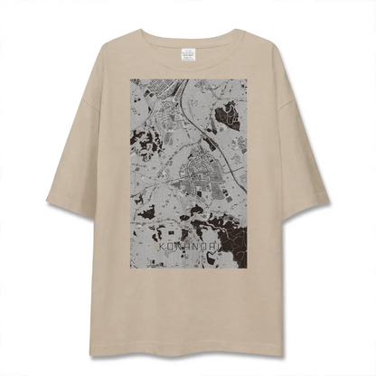 【港南台（神奈川県）】地図柄ビッグシルエットTシャツ