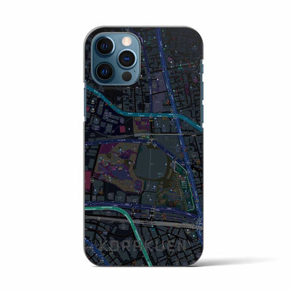 【後楽園（東京都）】地図柄iPhoneケース（バックカバータイプ）