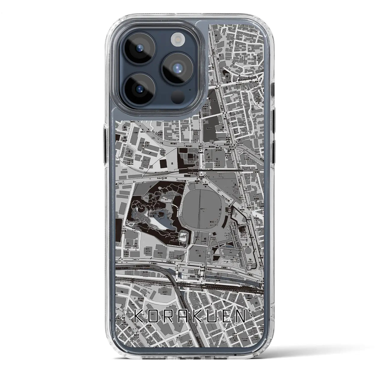 【後楽園（東京都）】地図柄iPhoneケース（MagSafeタイプ）