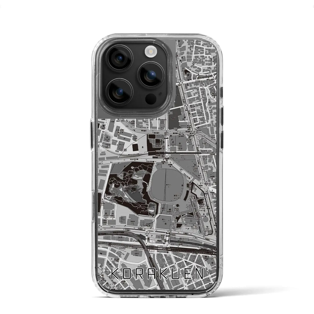 【後楽園（東京都）】地図柄iPhoneケース（MagSafeタイプ）