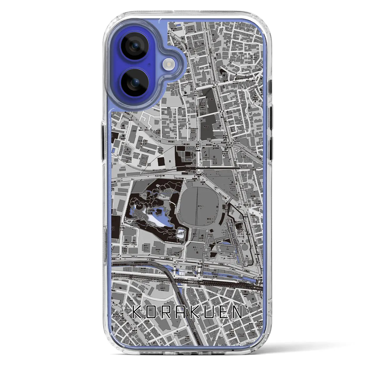 【後楽園（東京都）】地図柄iPhoneケース（MagSafeタイプ）