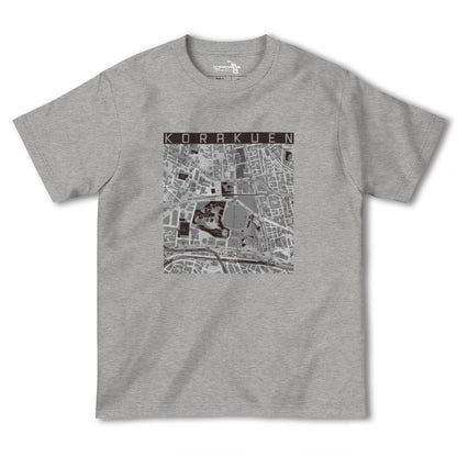 【後楽園（東京都）】地図柄ヘビーウェイトTシャツ