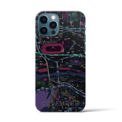 【是政（東京都）】地図柄iPhoneケース（バックカバータイプ）