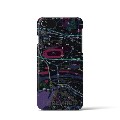 【是政（東京都）】地図柄iPhoneケース（バックカバータイプ）