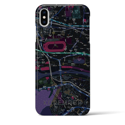 【是政（東京都）】地図柄iPhoneケース（バックカバータイプ）