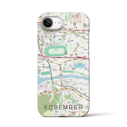 【是政（東京都）】地図柄iPhoneケース（バックカバータイプ）