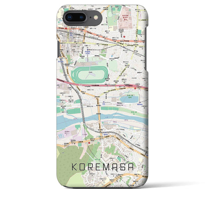 【是政（東京都）】地図柄iPhoneケース（バックカバータイプ）