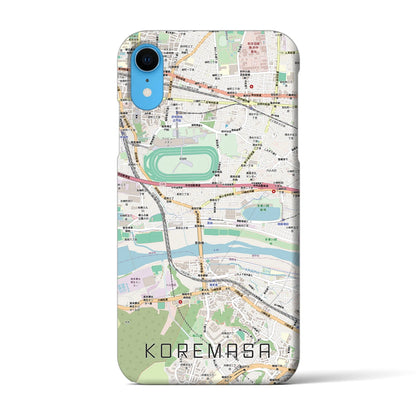 【是政（東京都）】地図柄iPhoneケース（バックカバータイプ）