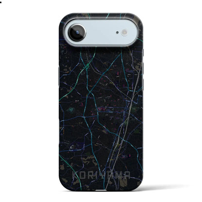 【郡山（福島県）】地図柄iPhoneケース（バックカバータイプ）