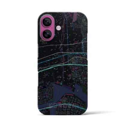 【香櫨園（兵庫県）】地図柄iPhoneケース（バックカバータイプ）