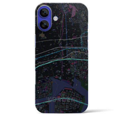 【香櫨園（兵庫県）】地図柄iPhoneケース（バックカバータイプ）