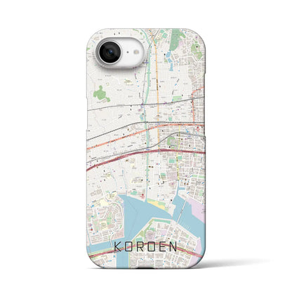 【香櫨園（兵庫県）】地図柄iPhoneケース（バックカバータイプ）