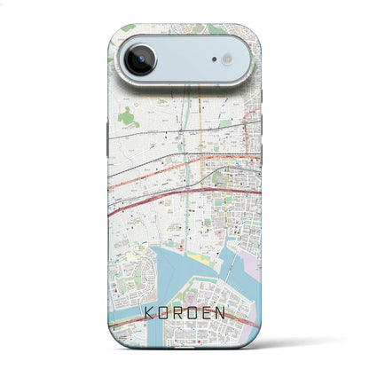 【香櫨園（兵庫県）】地図柄iPhoneケース（バックカバータイプ）