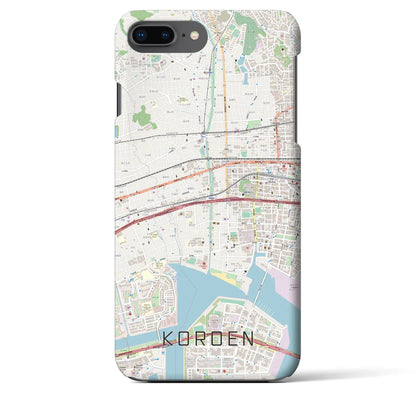 【香櫨園（兵庫県）】地図柄iPhoneケース（バックカバータイプ）