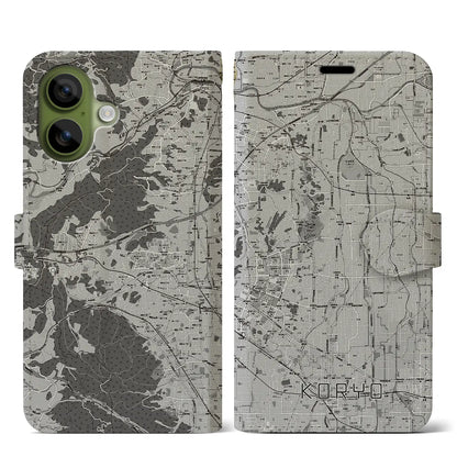 【広陵（奈良県）】地図柄iPhoneケース（手帳タイプ）