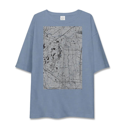 【広陵（奈良県）】地図柄ビッグシルエットTシャツ