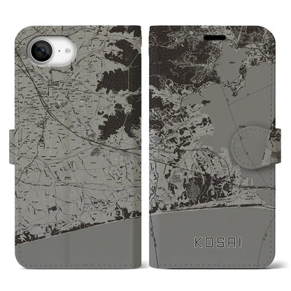 【湖西（静岡県）】地図柄iPhoneケース（手帳タイプ）