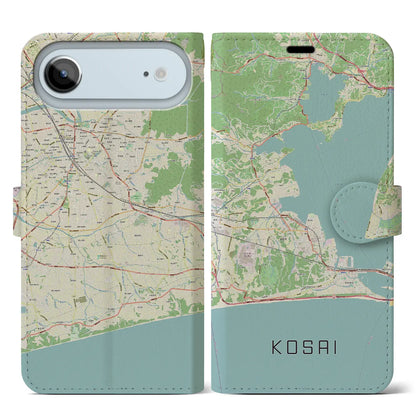 【湖西（静岡県）】地図柄iPhoneケース（手帳タイプ）