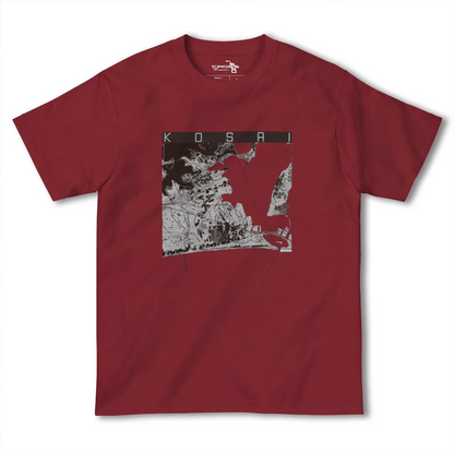 【湖西（静岡県）】地図柄ヘビーウェイトTシャツ