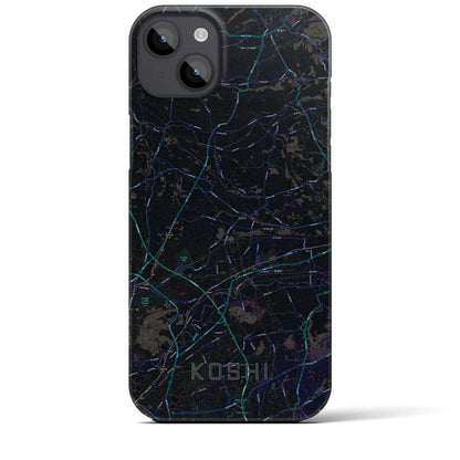 【合志（熊本県）】地図柄iPhoneケース（バックカバータイプ）