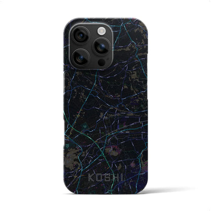 【合志（熊本県）】地図柄iPhoneケース（バックカバータイプ）